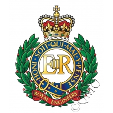 Royal Engineers Logo / Crest Sticker